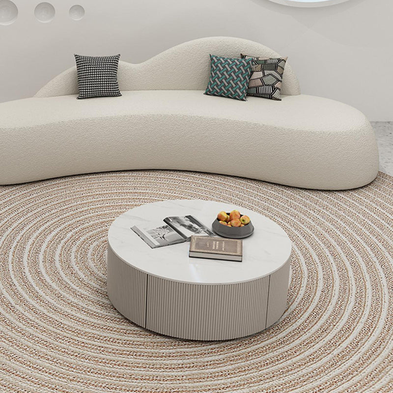 Contemporary Camel Back Armless Settee Fabric Curved Sofa in White