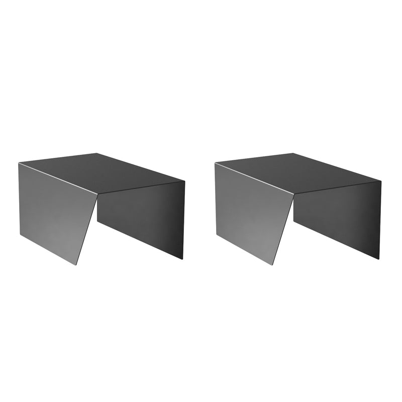 Mesa de trineo de trineo de mediados de siglo de la mesa del sofá metal de la mesa del sofá