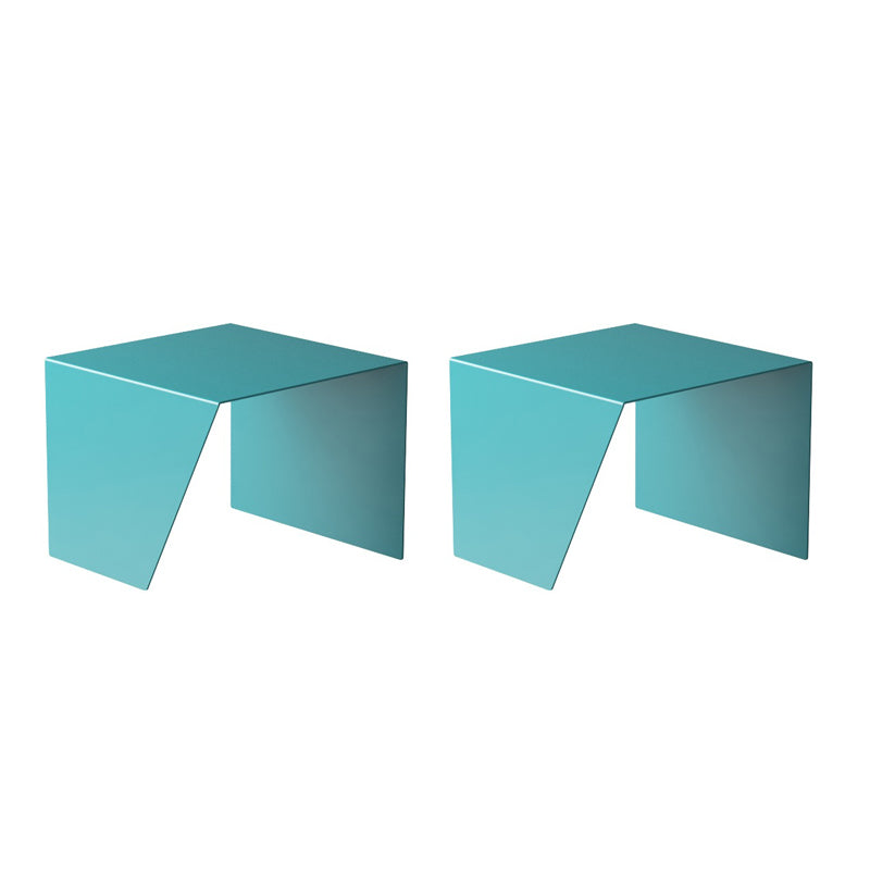 Mesa de trineo de trineo de mediados de siglo de la mesa del sofá metal de la mesa del sofá