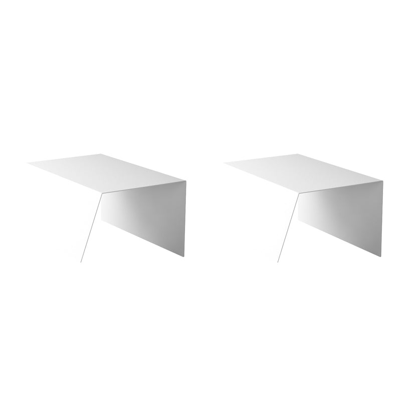 Mesa de trineo de trineo de mediados de siglo de la mesa del sofá metal de la mesa del sofá