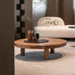 3 Legs 1 Single Coffee Table Solid Wood Brown Cocktail Table 31.5"L x 31.5"W x 16"H Clearhalo 'Coffee & Accent Tables' 'Coffee Tables' 'coffee_tables' 'furn' 'furn_coffee_tables' 'Furniture' 'Living Room Furniture' 6202774