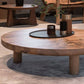 3 Legs 1 Single Coffee Table Solid Wood Brown Cocktail Table Clearhalo 'Coffee & Accent Tables' 'Coffee Tables' 'coffee_tables' 'furn' 'furn_coffee_tables' 'Furniture' 'Living Room Furniture' 6202778