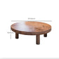3 Legs 1 Single Coffee Table Solid Wood Brown Cocktail Table Clearhalo 'Coffee & Accent Tables' 'Coffee Tables' 'coffee_tables' 'furn' 'furn_coffee_tables' 'Furniture' 'Living Room Furniture' 6202781