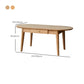 Nordic Solid Wood Cocktail Table with 1 Drawer Oval Coffee Table Clearhalo 'Coffee & Accent Tables' 'Coffee Tables' 'coffee_tables' 'furn' 'furn_coffee_tables' 'Furniture' 'Living Room Furniture' 6202797