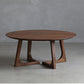 Solid Wood Round Coffee Table in Brown Scandinavian 2 Pieces Cocktail Table Set 31.5"L x 31.5"W x 16.5"H Clearhalo 'Coffee & Accent Tables' 'Coffee Tables' 'coffee_tables' 'furn' 'furn_coffee_tables' 'Furniture' 'Living Room Furniture' 6202823