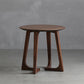 Solid Wood Round Coffee Table in Brown Scandinavian 2 Pieces Cocktail Table Set 23.6"L x 23.6"W x 21.7"H Clearhalo 'Coffee & Accent Tables' 'Coffee Tables' 'coffee_tables' 'furn' 'furn_coffee_tables' 'Furniture' 'Living Room Furniture' 6202834