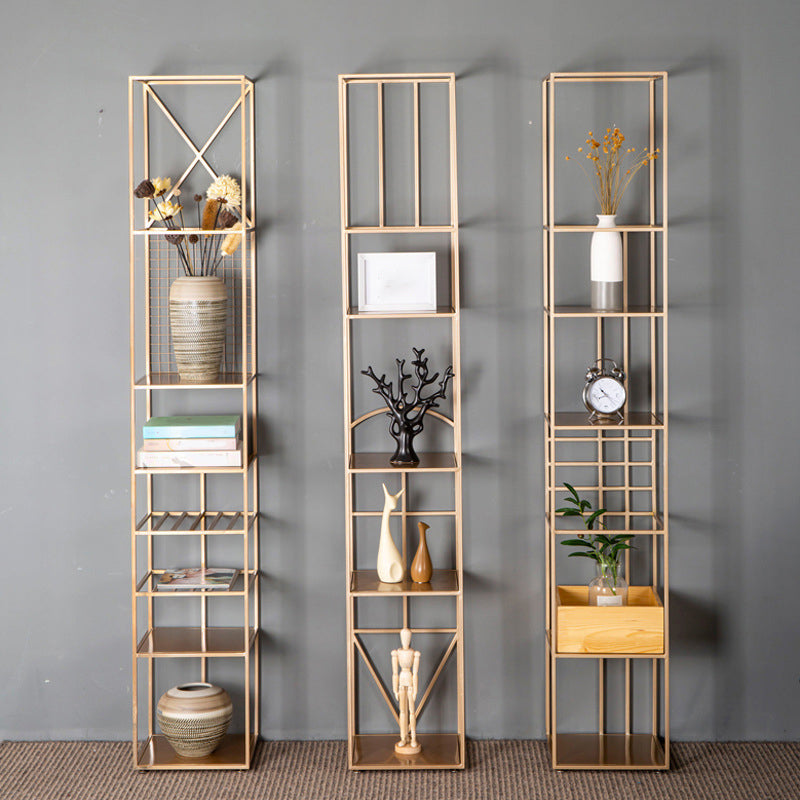 Librería de estante de libro de libros de glamour estantería Etagere estantería para la sala de estudio 12.6 "W