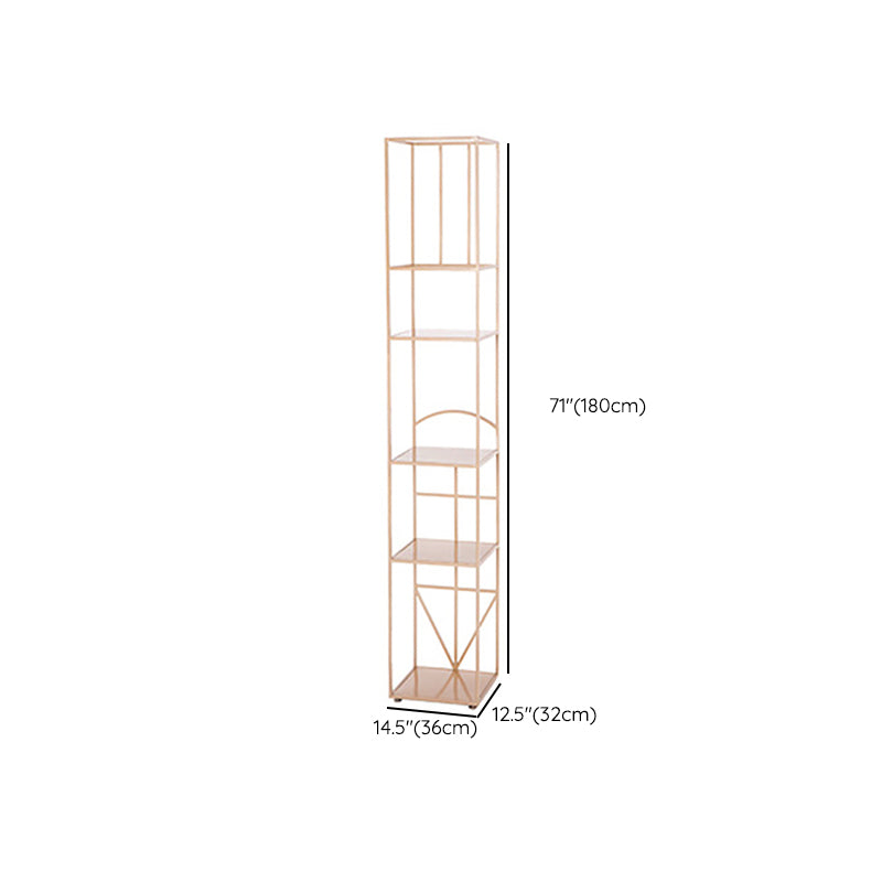 Librería de estante de libro de libros de glamour estantería Etagere estantería para la sala de estudio 12.6 "W