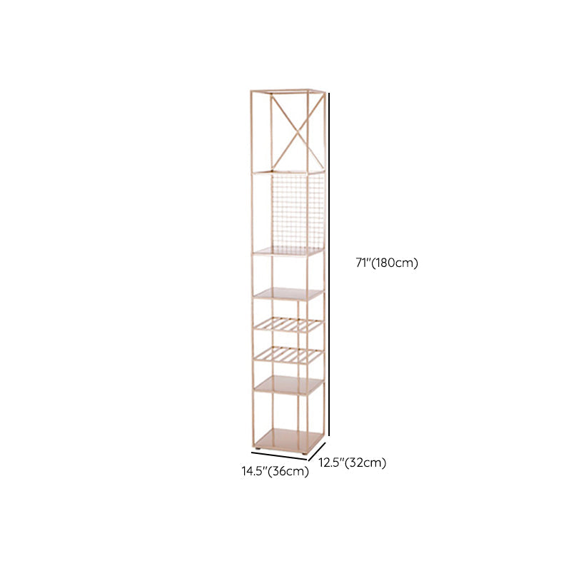Librería de estante de libro de libros de glamour estantería Etagere estantería para la sala de estudio 12.6 "W