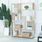 70,9 "H glam metal bookshelf oro etagere scaffale per sala studio