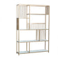 70,9 "H glam metal bookshelf oro etagere scaffale per sala studio