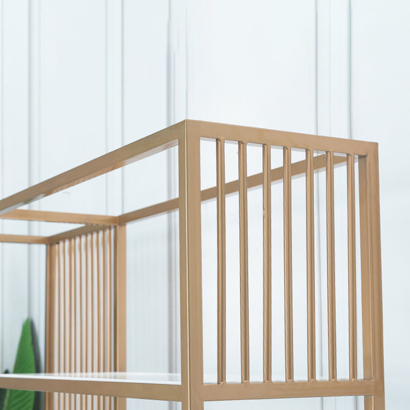 70,9 "H glam metal bookshelf oro etagere scaffale per sala studio