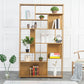 Glam Metal Book Shelf Etagere Shelf Bookcase for Study Room 78.7" H