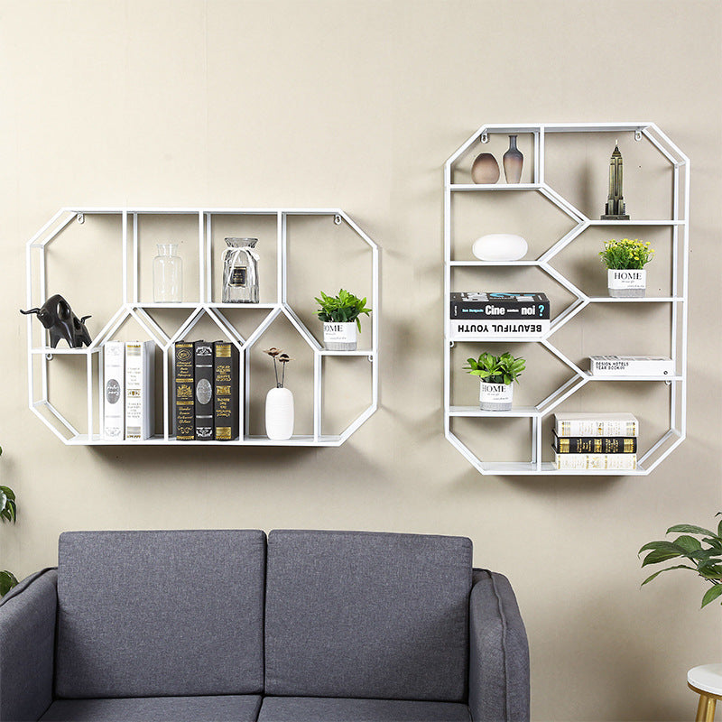 Metal Flotating Book Stant Stant Stant Made Malles Monte se incluye estantería para la sala de estudio para la sala de estudio