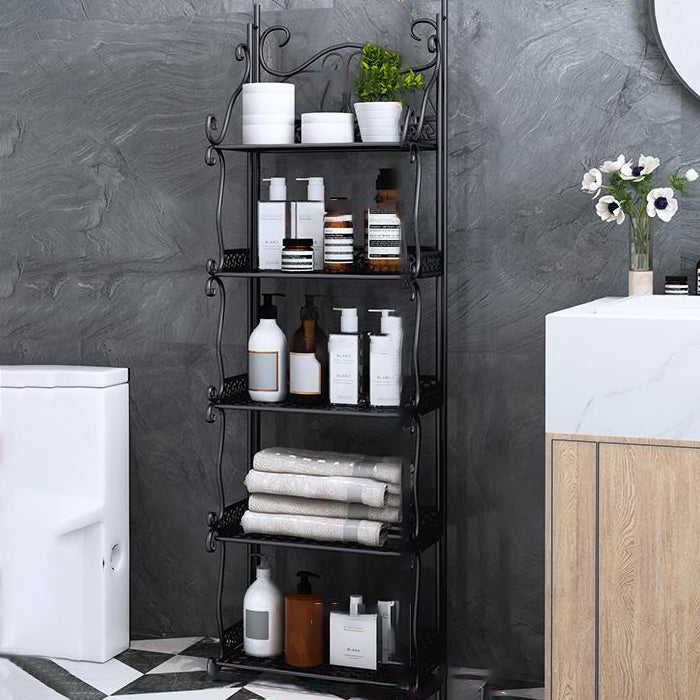 Libreria contemporanea della libreria in metallo con ripiani per soggiorno