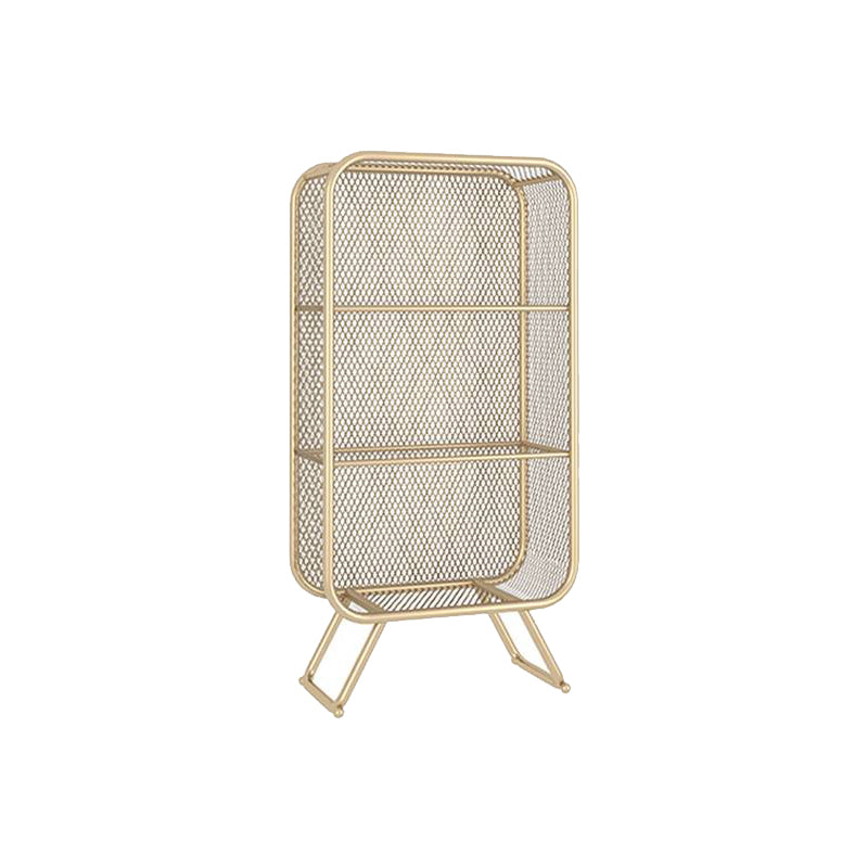 Estantería de estantería de metal contemporánea estantería estándar para sala de estudio