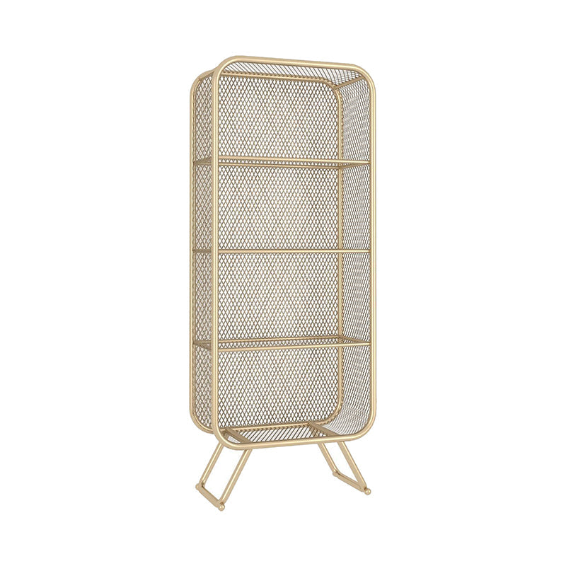 Estantería de estantería de metal contemporánea estantería estándar para sala de estudio