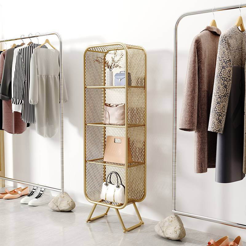 Estantería de estantería de metal contemporánea estantería estándar para sala de estudio