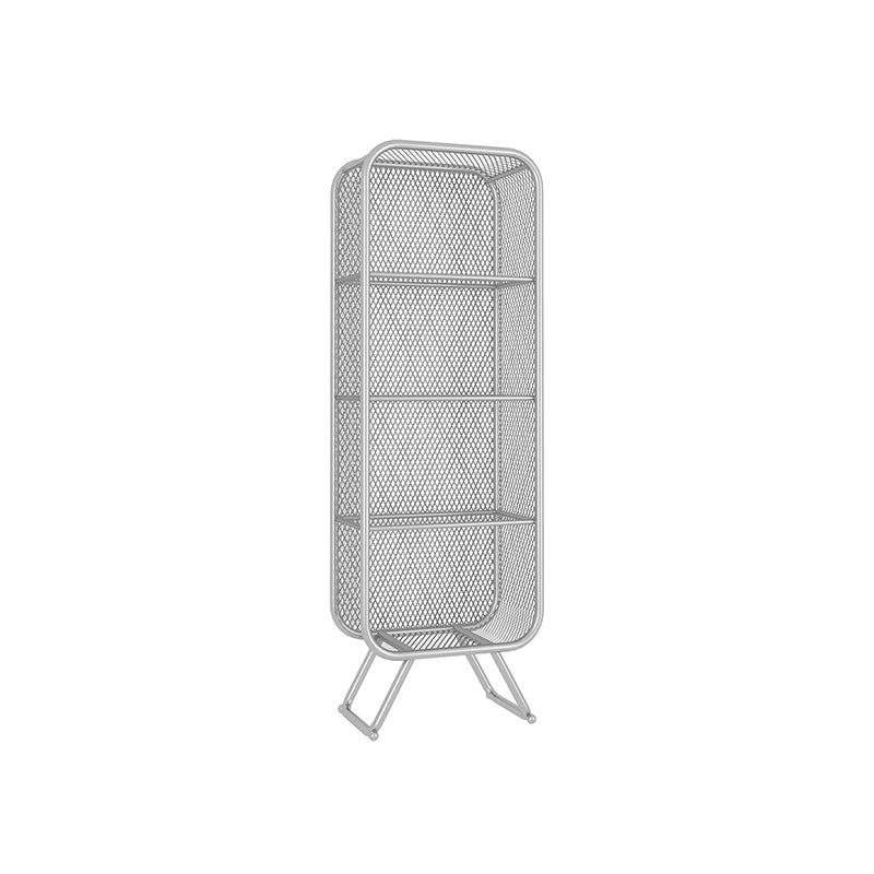 Estantería de estantería de metal contemporánea estantería estándar para sala de estudio