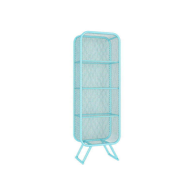 Estantería de estantería de metal contemporánea estantería estándar para sala de estudio