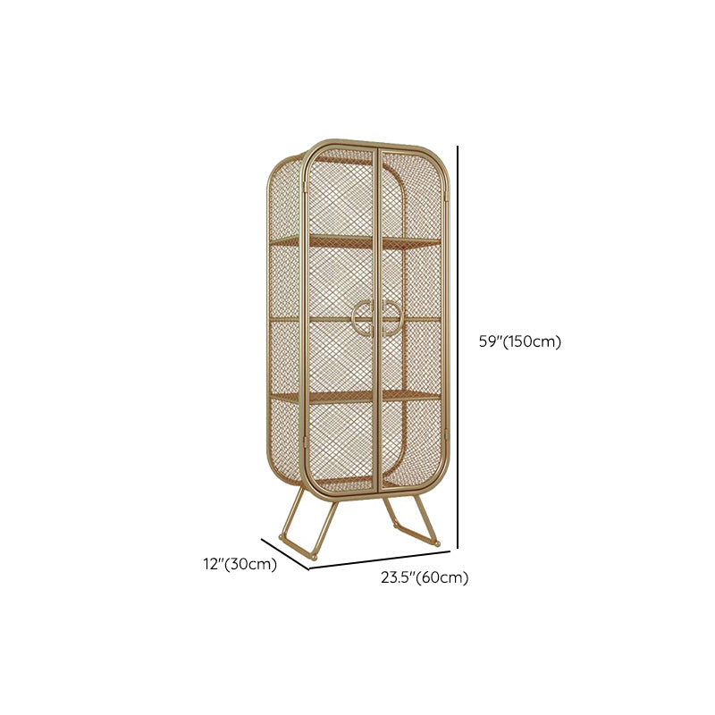 Estantería de estantería de metal contemporánea estantería estándar para sala de estudio