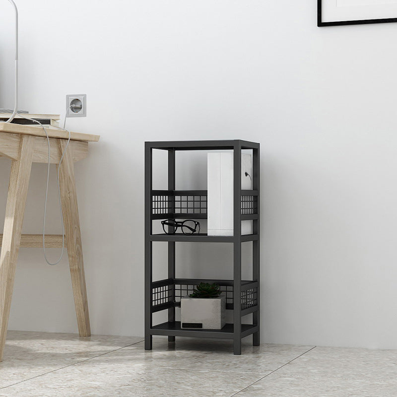 Estantería de estantería de biblioteca de espalda abierta para la sala de estar para la sala de estar