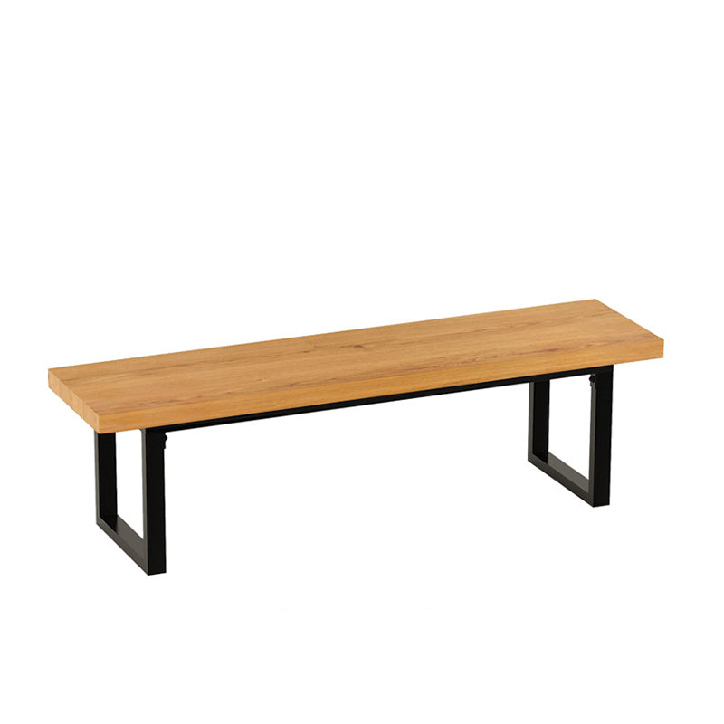 11.7-inch Width Bench Mid-Century Modern Solid Wood Seating Bench Clearhalo 'Benches' 'Chairs & Seating' 'furn' 'furn_benches' 'Furniture' 'Living Room Furniture' 6203298