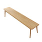 Contemporary Engineered Wood Bench Rectangle Seating Bench with Legs Natural Clearhalo 'Benches' 'Chairs & Seating' 'furn' 'furn_benches' 'Furniture' 'Living Room Furniture' 6203306