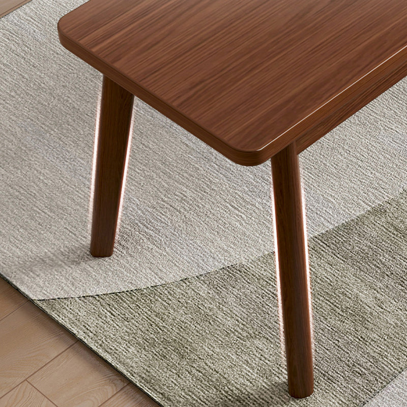 Contemporary Engineered Wood Bench Rectangle Seating Bench with Legs Clearhalo 'Benches' 'Chairs & Seating' 'furn' 'furn_benches' 'Furniture' 'Living Room Furniture' 6203311