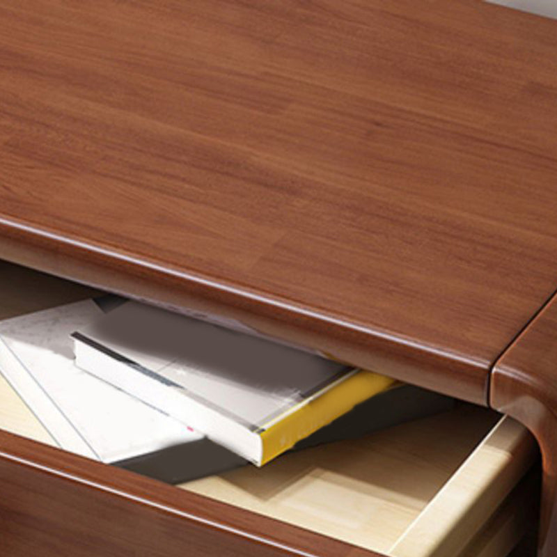 Modern Rectangle Storage Bench Rubber Wood Seating Bench with Drawers Clearhalo 'Benches' 'Chairs & Seating' 'furn' 'furn_benches' 'Furniture' 'Living Room Furniture' 6203341