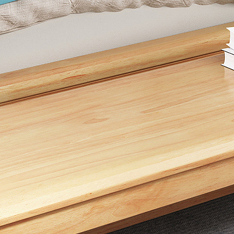 Contemporary Rubber Wood Bench Rectangle 14"Wide Accent Bench with Squared Legs Clearhalo 'Benches' 'Chairs & Seating' 'furn' 'furn_benches' 'Furniture' 'Living Room Furniture' 6203354