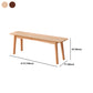 11 Inch Wide Contemporary Seating Bench Solid Wood Beech Bench Clearhalo 'Benches' 'Chairs & Seating' 'furn' 'furn_benches' 'Furniture' 'Living Room Furniture' 6203383