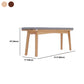 11 Inch Wide Contemporary Seating Bench Solid Wood Beech Bench Clearhalo 'Benches' 'Chairs & Seating' 'furn' 'furn_benches' 'Furniture' 'Living Room Furniture' 6203384