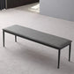 Mid-Century Modern Waterproof Bench Faux Leather Dining Bench with Metal Legs 56"L x 13"W x 19"H Clearhalo 'Benches' 'Chairs & Seating' 'furn' 'furn_benches' 'Furniture' 'Living Room Furniture' 6203421