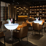 Polyethylene Round Table Industrial Style Commercial Outdoor Bar Table Clearhalo 'Bar Furniture' 'Bar Tables' 'bar_tables' 'furn' 'furn_bar_tables' 'Furniture' 'Kitchen & Dining Furniture' 6206016