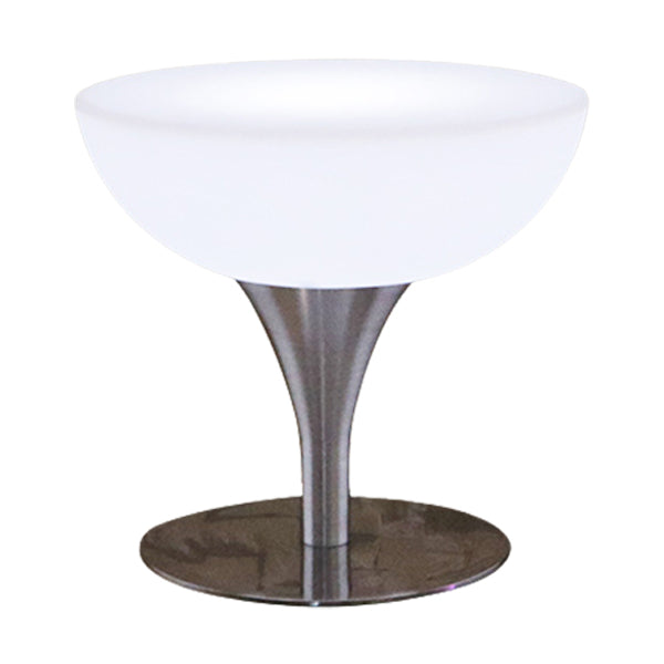 Polyethylene Round Table Industrial Style Commercial Outdoor Bar Table 23.6"L x 23.6"W x 22"H Without Chairs Clearhalo 'Bar Furniture' 'Bar Tables' 'bar_tables' 'furn' 'furn_bar_tables' 'Furniture' 'Kitchen & Dining Furniture' 6206017