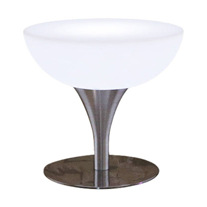 Polyethylene Round Table Industrial Style Commercial Outdoor Bar Table 23.6"L x 23.6"W x 22"H Without Chairs Clearhalo 'Bar Furniture' 'Bar Tables' 'bar_tables' 'furn' 'furn_bar_tables' 'Furniture' 'Kitchen & Dining Furniture' 6206017