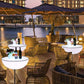 Polyethylene Round Table Industrial Style Commercial Outdoor Bar Table Clearhalo 'Bar Furniture' 'Bar Tables' 'bar_tables' 'furn' 'furn_bar_tables' 'Furniture' 'Kitchen & Dining Furniture' 6206029