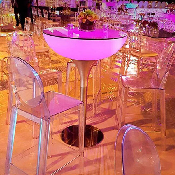 Polyethylene Round Table Industrial Style Commercial Outdoor Bar Table Clearhalo 'Bar Furniture' 'Bar Tables' 'bar_tables' 'furn' 'furn_bar_tables' 'Furniture' 'Kitchen & Dining Furniture' 6206031
