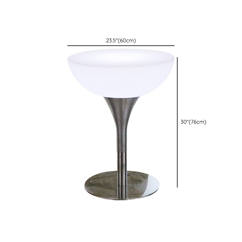 Polyethylene Round Table Industrial Style Commercial Outdoor Bar Table Clearhalo 'Bar Furniture' 'Bar Tables' 'bar_tables' 'furn' 'furn_bar_tables' 'Furniture' 'Kitchen & Dining Furniture' 6206032