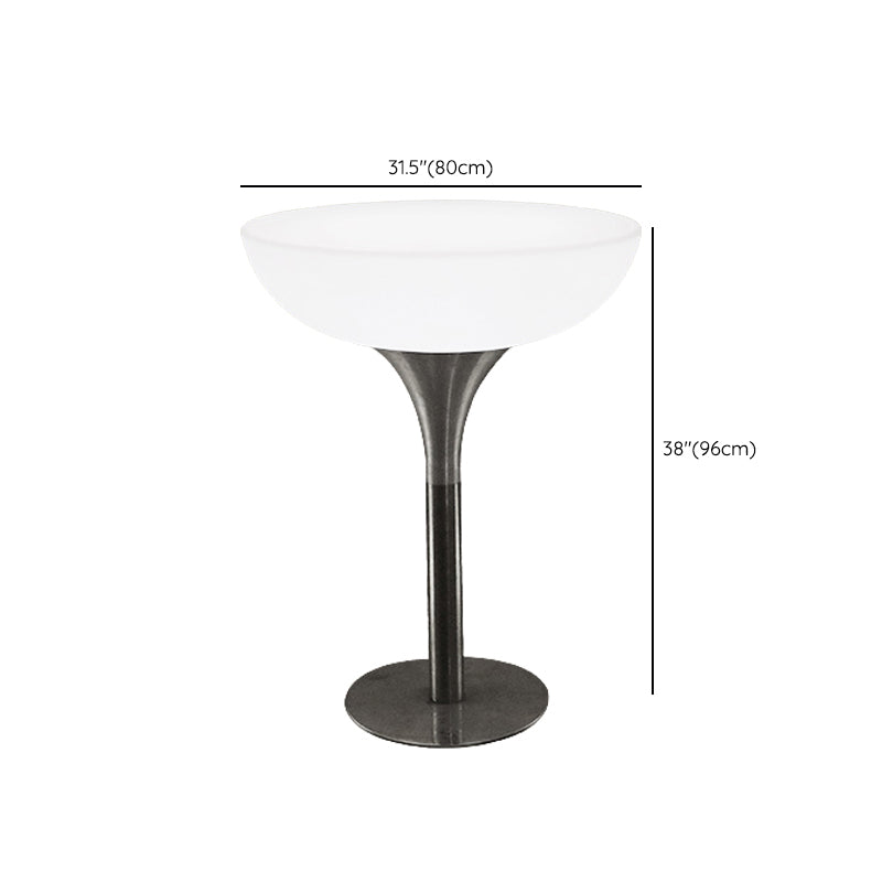 Polyethylene Round Table Industrial Style Commercial Outdoor Bar Table Clearhalo 'Bar Furniture' 'Bar Tables' 'bar_tables' 'furn' 'furn_bar_tables' 'Furniture' 'Kitchen & Dining Furniture' 6206034