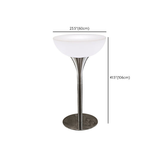 Polyethylene Round Table Industrial Style Commercial Outdoor Bar Table Clearhalo 'Bar Furniture' 'Bar Tables' 'bar_tables' 'furn' 'furn_bar_tables' 'Furniture' 'Kitchen & Dining Furniture' 6206035