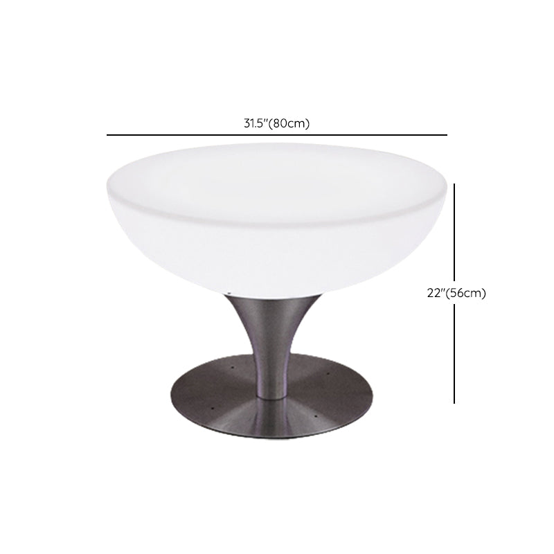 Polyethylene Round Table Industrial Style Commercial Outdoor Bar Table Clearhalo 'Bar Furniture' 'Bar Tables' 'bar_tables' 'furn' 'furn_bar_tables' 'Furniture' 'Kitchen & Dining Furniture' 6206036
