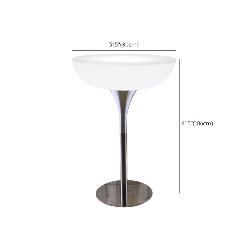 Polyethylene Round Table Industrial Style Commercial Outdoor Bar Table Clearhalo 'Bar Furniture' 'Bar Tables' 'bar_tables' 'furn' 'furn_bar_tables' 'Furniture' 'Kitchen & Dining Furniture' 6206037