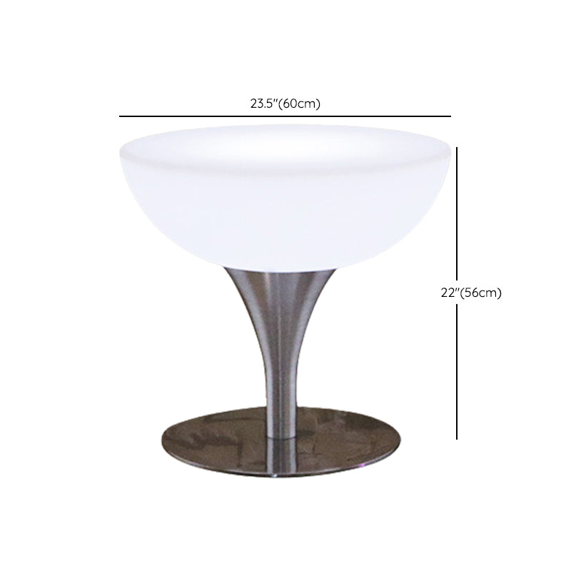 Polyethylene Round Table Industrial Style Commercial Outdoor Bar Table Clearhalo 'Bar Furniture' 'Bar Tables' 'bar_tables' 'furn' 'furn_bar_tables' 'Furniture' 'Kitchen & Dining Furniture' 6206038