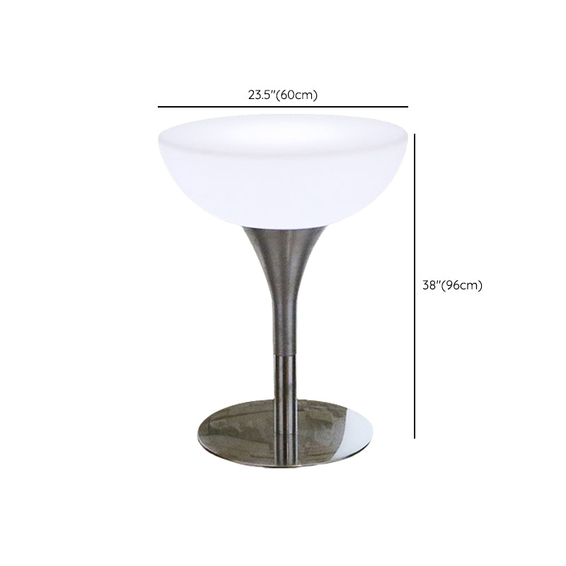 Polyethylene Round Table Industrial Style Commercial Outdoor Bar Table Clearhalo 'Bar Furniture' 'Bar Tables' 'bar_tables' 'furn' 'furn_bar_tables' 'Furniture' 'Kitchen & Dining Furniture' 6206039