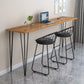 Rectangle Artificial Wood Dining Table Counter Height Table with 4 Legs