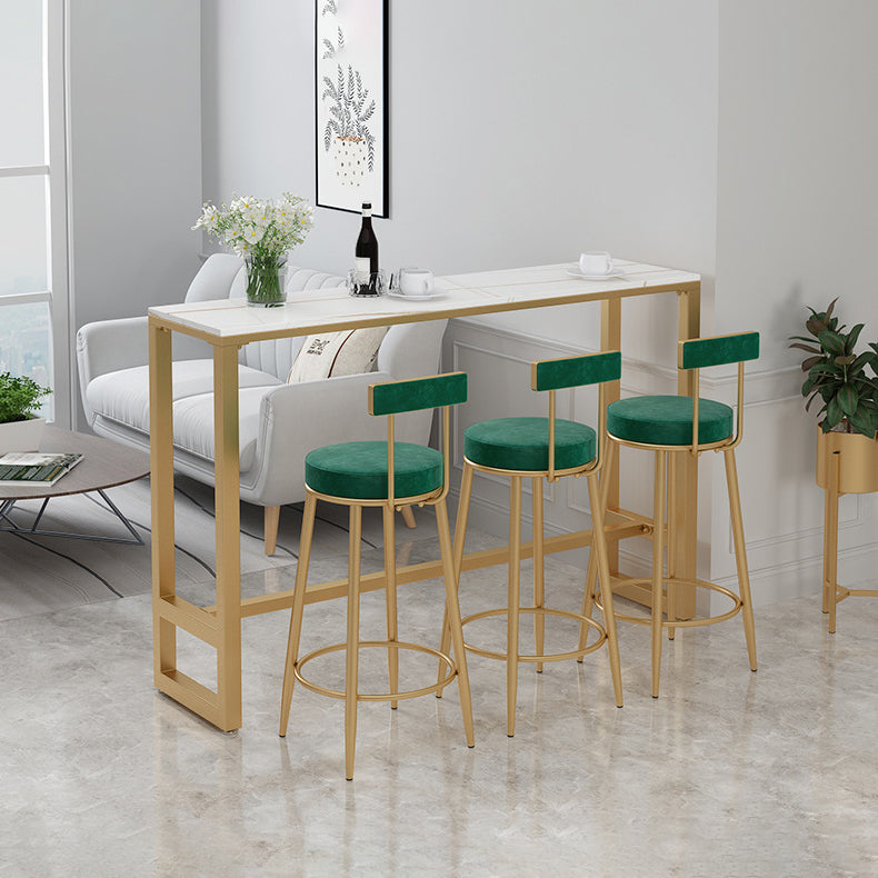 Sintered Stone Bar Table Modern Dining Table for Kitchen Living Room Coffee Room Clearhalo 'Bar Furniture' 'Bar Tables' 'bar_tables' 'furn' 'furn_bar_tables' 'Furniture' 'Kitchen & Dining Furniture' 6206165