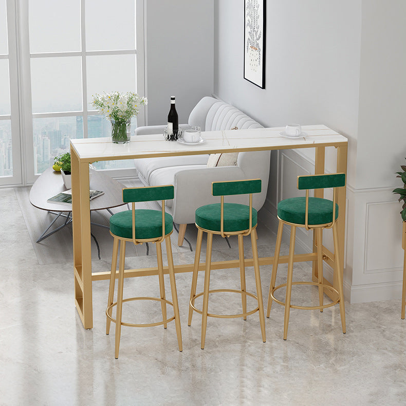 Sintered Stone Bar Table Modern Dining Table for Kitchen Living Room Coffee Room Clearhalo 'Bar Furniture' 'Bar Tables' 'bar_tables' 'furn' 'furn_bar_tables' 'Furniture' 'Kitchen & Dining Furniture' 6206168
