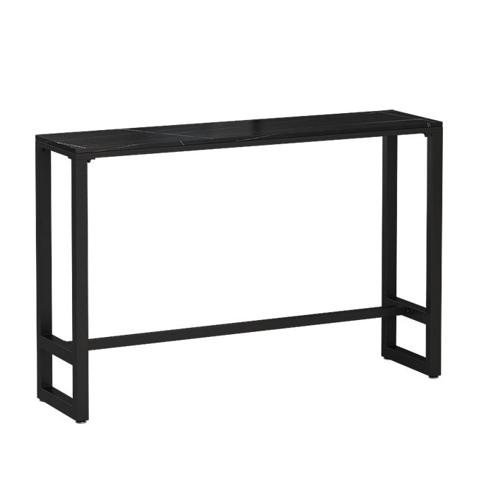 Sintered Stone Bar Table Modern Dining Table for Kitchen Living Room Coffee Room Black Without Chairs Clearhalo 'Bar Furniture' 'Bar Tables' 'bar_tables' 'furn' 'furn_bar_tables' 'Furniture' 'Kitchen & Dining Furniture' 6206169